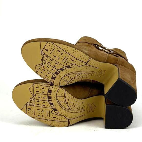 New Bella Vita Women US 5.5 & 11 Brown Suede Block Heel Ankle Boots  | $168 - Picture 4 of 9